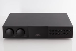 Front view of a used Naim NAC282 Pre Amplifier in a Black finish