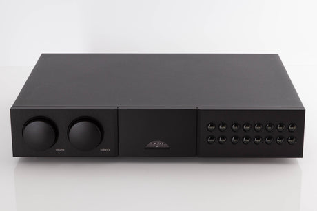 Front view of a used Naim NAC282 Pre Amplifier in a Black finish