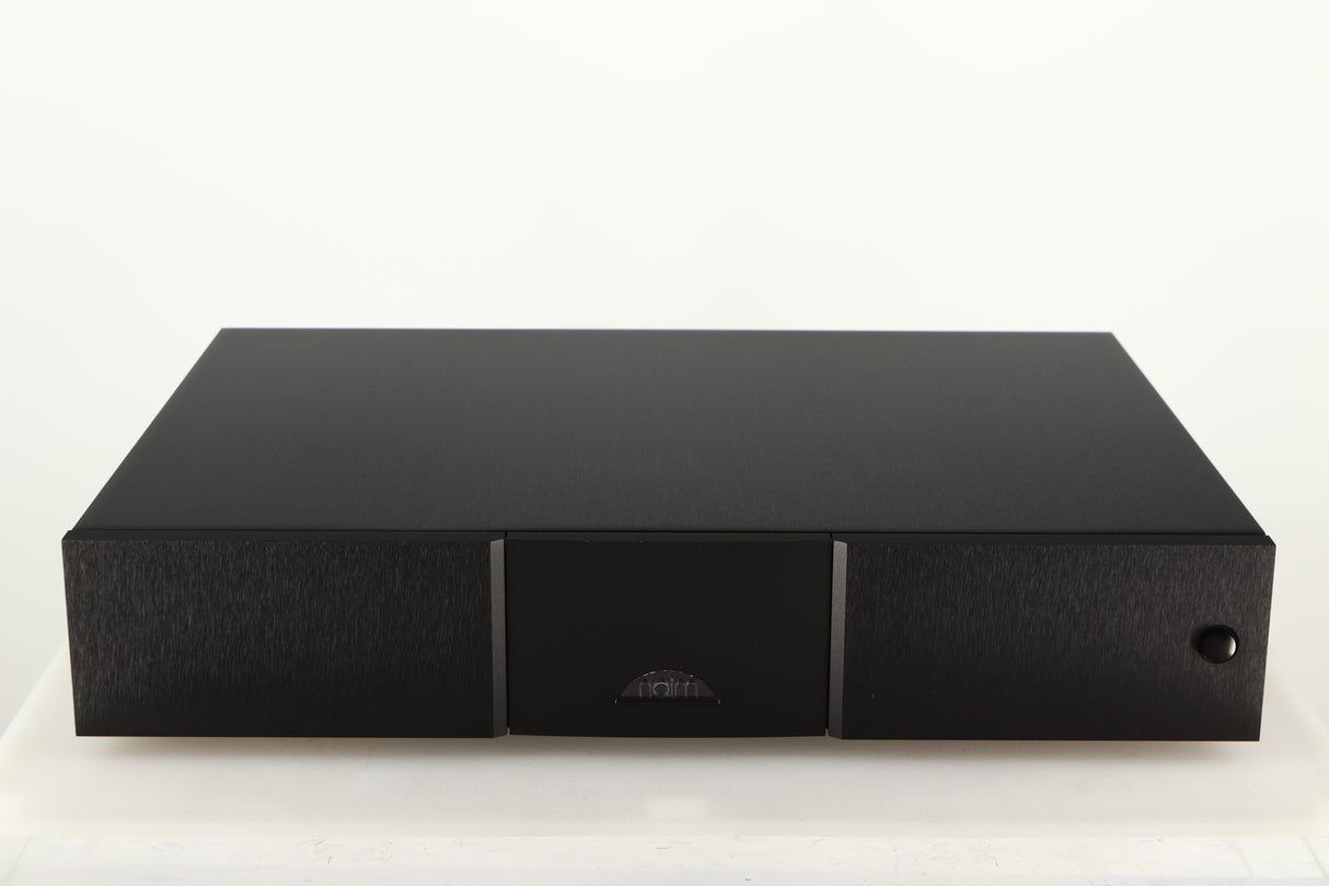 Front view of a used Naim 552PS Power Supply in a black finish