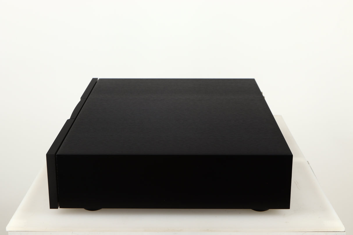 Right side view of a used Naim 552PS Power Supply in a black finish