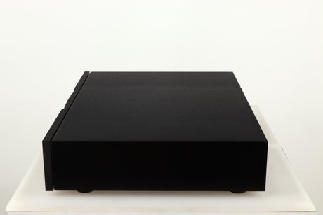 Right side view of a used Naim 552PS Power Supply in a black finish