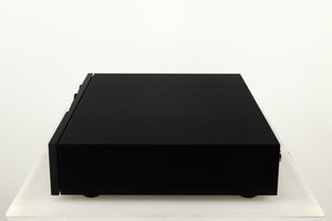 Right side view of a used Naim NAC552 Pre Amplifier in a black finish