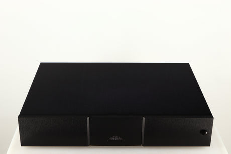 Top of a used Naim 552PS Power Supply in a black finish