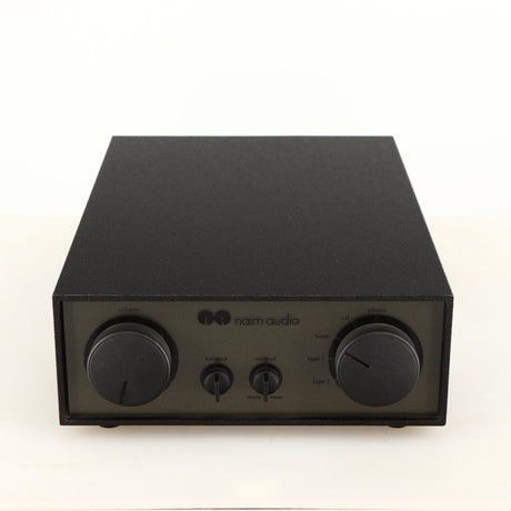 Front view of a used Naim NAC72 Pre Amplifier in a black finish