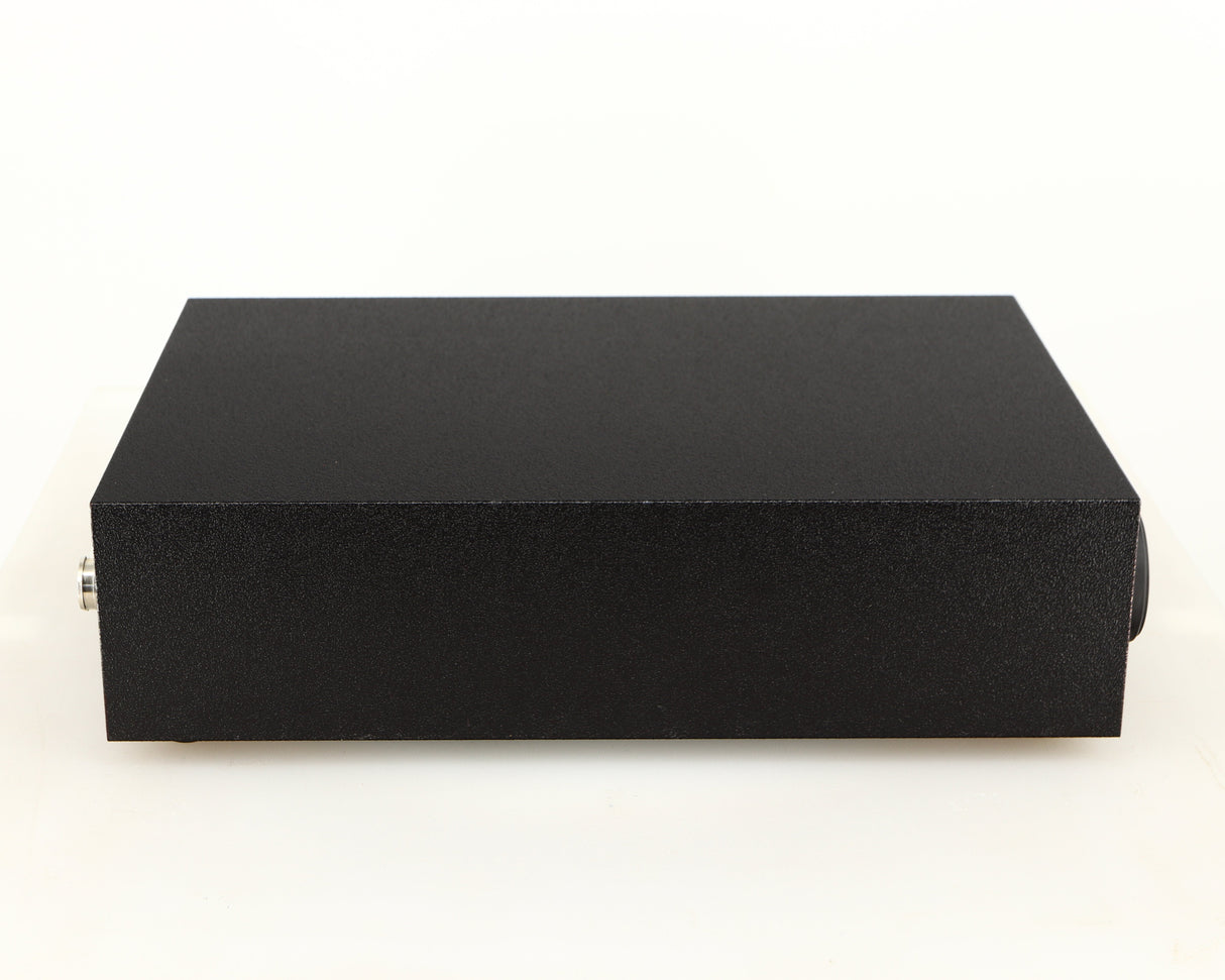 Left side view of a used Naim NAC72 Pre Amplifier in a black finish