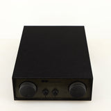 Top of a used Naim NAC72 Pre Amplifier in a black finish