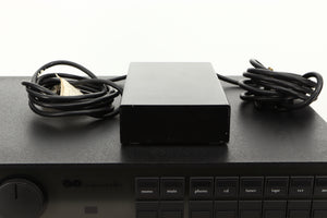Close up view of a used Naim NAC82 Pre Amplifier and NAPSC Power Supply 