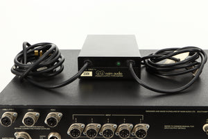 Close up view of a used Naim NAC82 Pre Amplifier and NAPSC Power Supply 