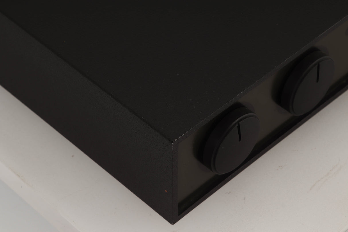 Front left corner view of a used Naim NAC82 Pre Amplifier with NAPSC Power Supply 