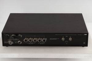 Rear view of a used Naim NAC82 Pre Amplifier with NAPSC Power Supply 
