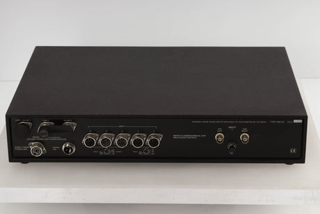 Rear view of a used Naim NAC82 Pre Amplifier with NAPSC Power Supply 