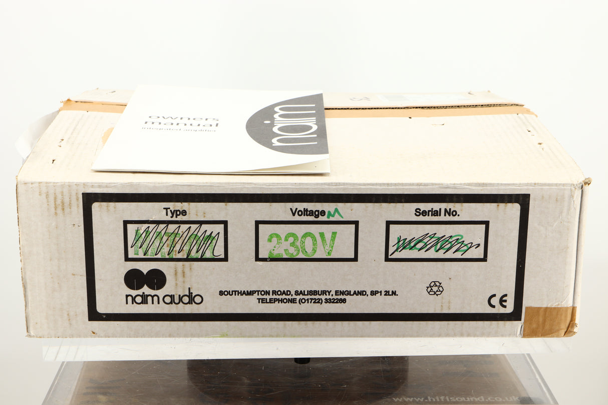Box of a used Naim Nait 3 Integrated Amplifier 