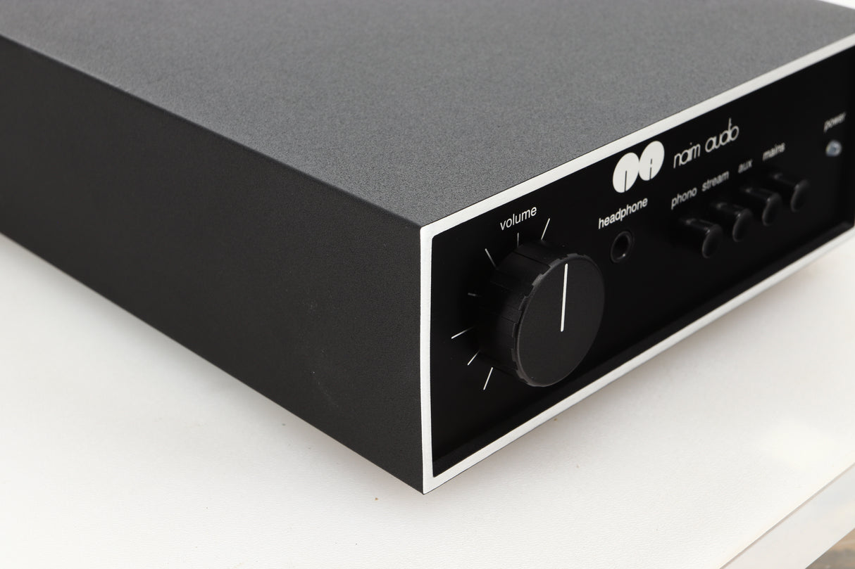 Front left corner view of a used Naim Nait 50 Integrated Amplifier