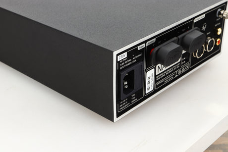 Rear left corner view of a used Naim Nait 50 Integrated Amplifier