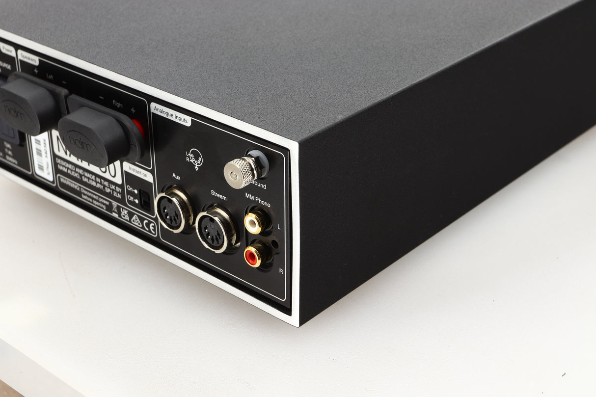 Rear right corner view of a used Naim Nait 50 Integrated Amplifier