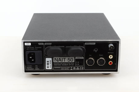 Rear view of a used Naim Nait 50 Integrated Amplifier