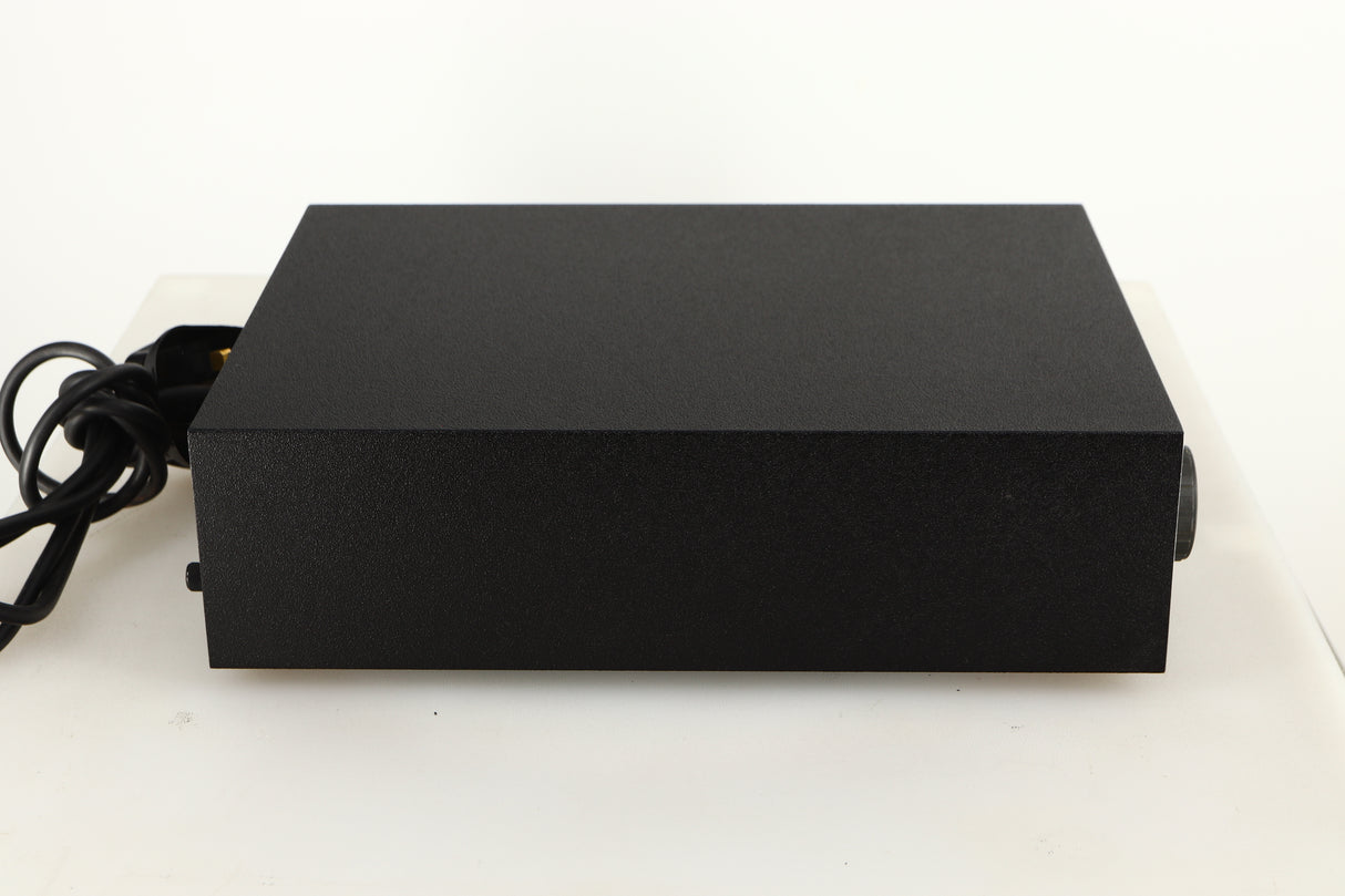 Left side view of a used Naim NAIT Integrated Amplifier in a black finish