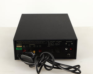 Rear view of a used Naim NAIT Integrated Amplifier in a black finish