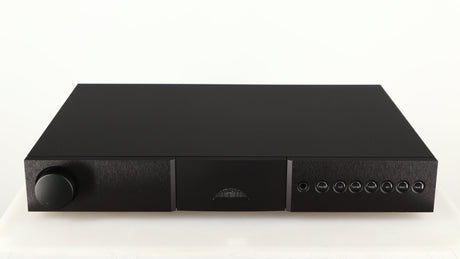 Front view of a used Naim Nait XS-2 Integrated Amplifier in a black finish