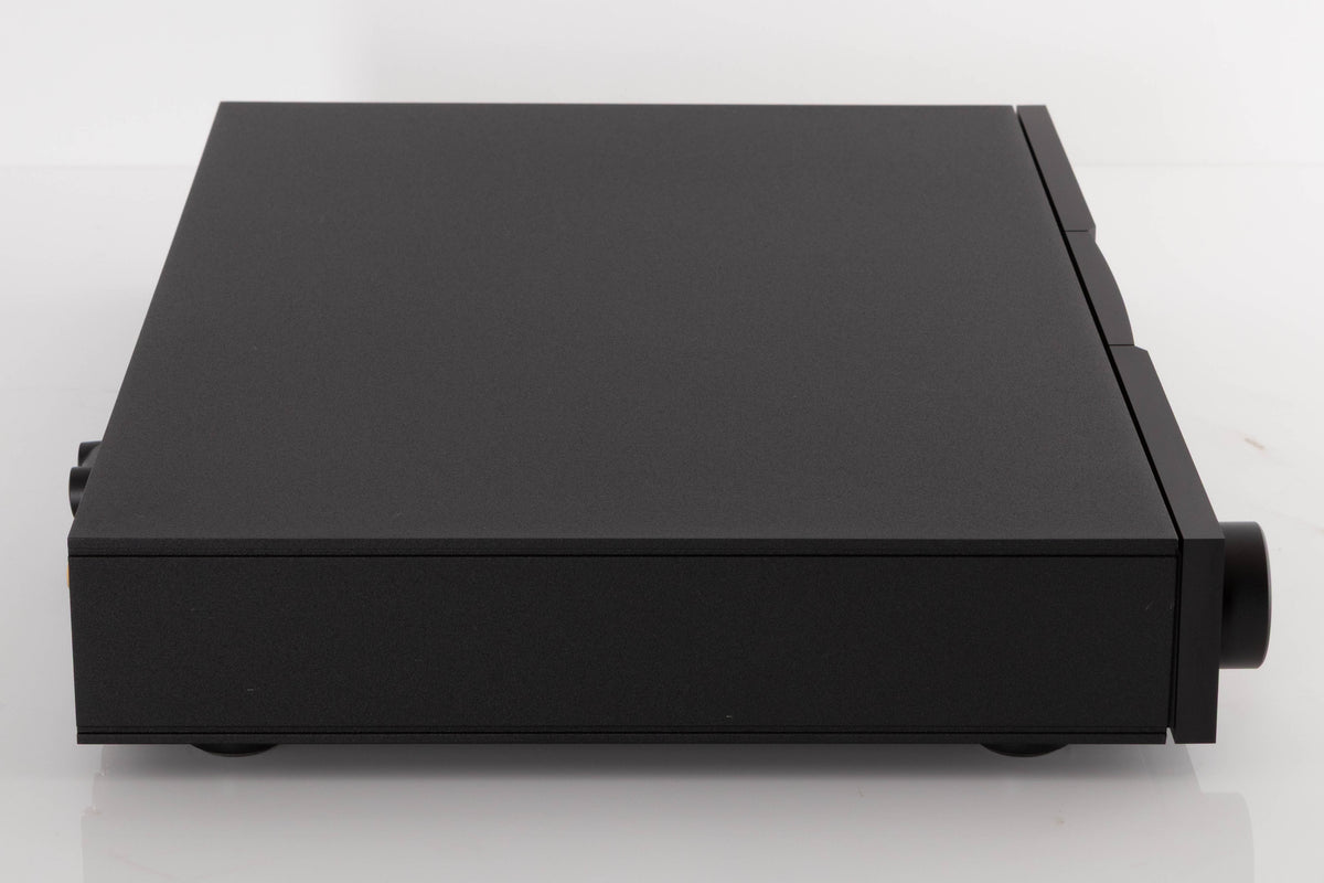 Left side view of a used Naim Nait XS-2 Integrated Amplifier in a Black finish