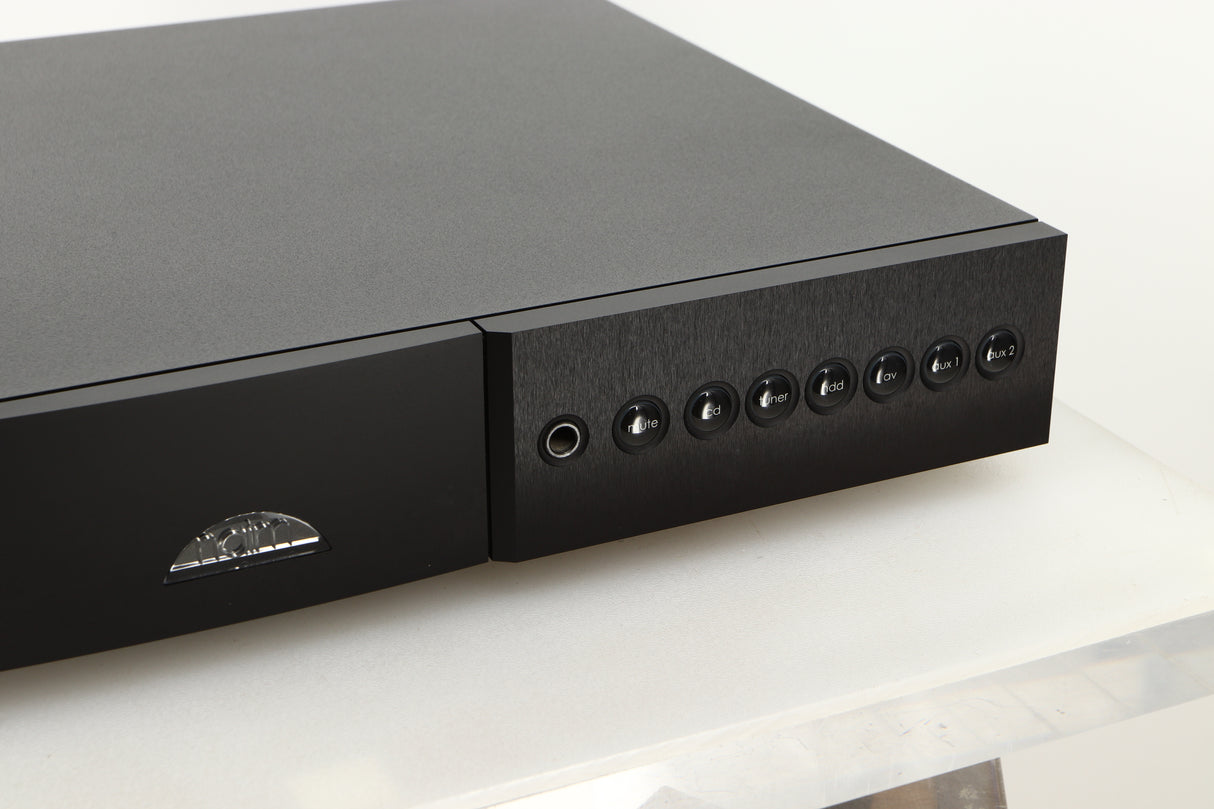 Close up view of a used Naim Nait XS-2 Integrated Amplifier