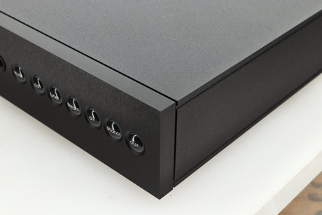 Front right corner view of a used Naim Nait XS-3 Integrated Amplifier