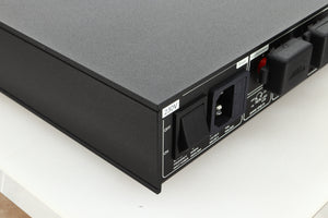 Rear left corner view of a used Naim Nait XS-3 Integrated Amplifier