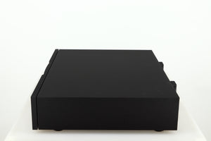 Right side view of a used Naim NAP 250 Power Amplifier in a black finish