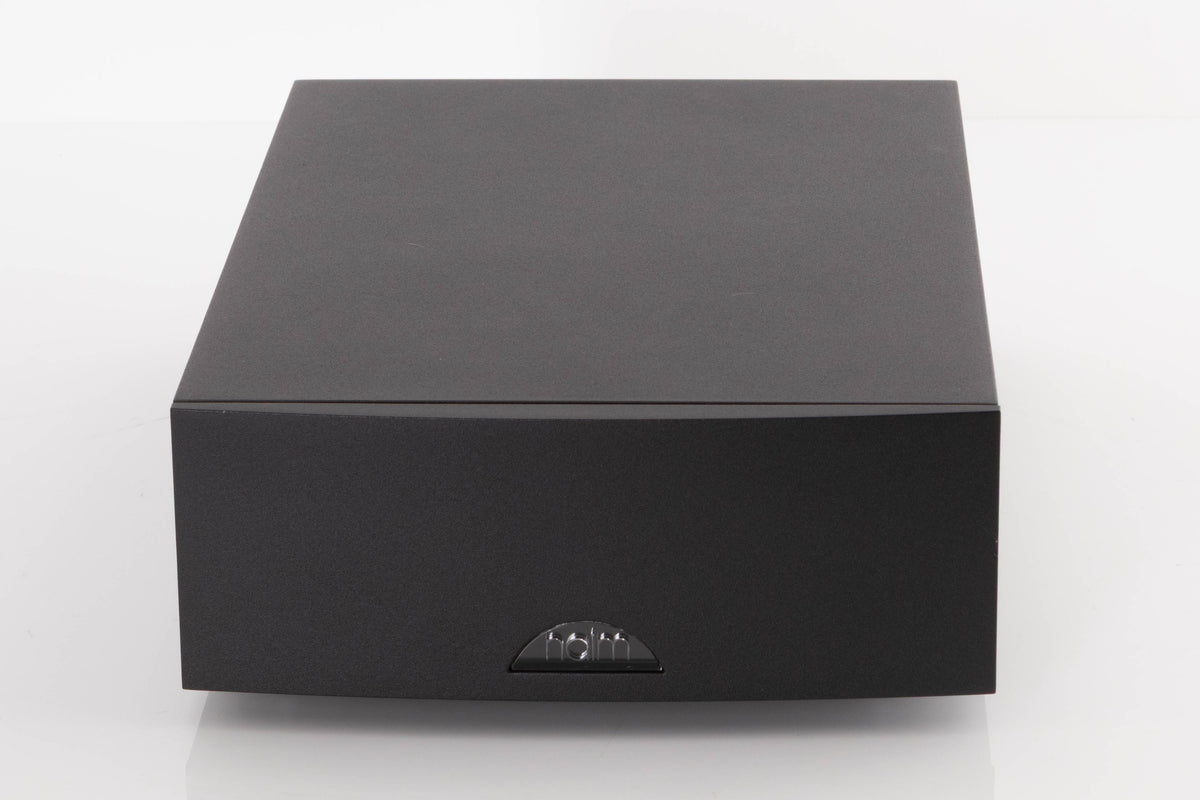 Front view of a used Naim NAP100 Power Amplifier in a Black finish