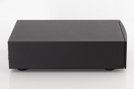 Left side view of a used Naim NAP100 Power Amplifier in a Black finish