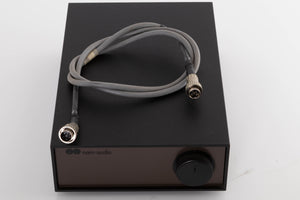 Top of a used Naim NAP140 Power Amplifier in a Black finish showing SNAIC4