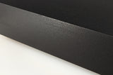 Close up of a used Naim NAP140 Power Amplifier in a black finish showing light marks on right side