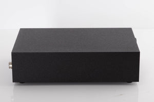 Left side view of a used Naim NAP140 Power Amplifier in a Black finish