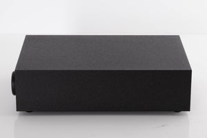 Right side view of a used Naim NAP140 Power Amplifier in a Black finish