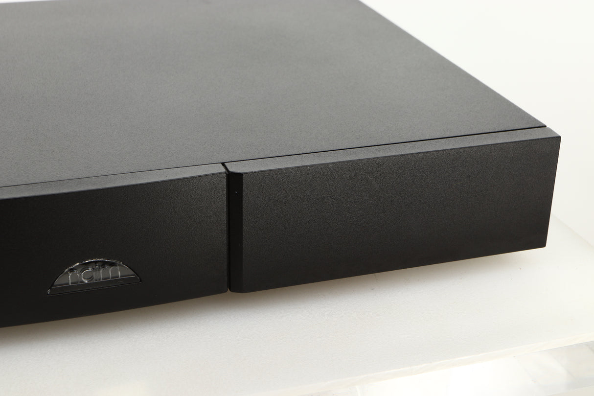 Close up view of a used Naim NAP150X Power Amplifier