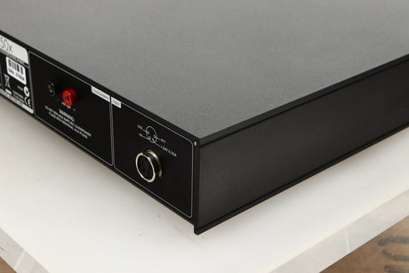 Rear right corner view of a used Naim NAP150X Power Amplifier
