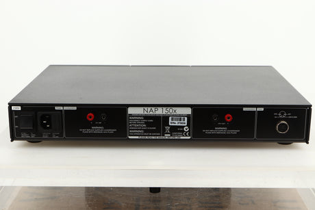 Rear view of a used Naim NAP150X Power Amplifier