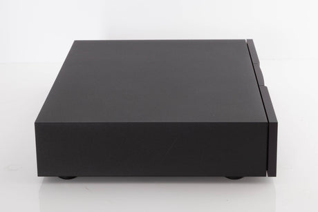 Left side view of a used Naim NAP250-2 Power Amplifier in a Black finish