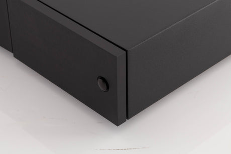 Front right corner view of a used Naim NAP250-2 Power Amplifier