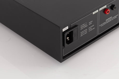 Rear left corner view of a used Naim NAP250-2 Power Amplifier
