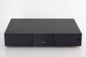 Front view of a used Naim NAP250 DR Power Amplifier in a Black finish