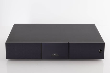 Front view of a used Naim NAP250 DR Power Amplifier in a Black finish