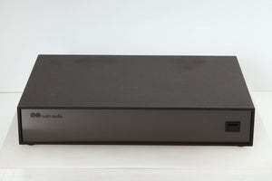 Front view of a used Naim NAP250 Power Amplifier in a black finish