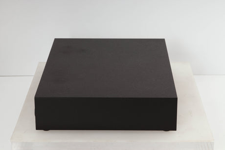 Left side view of a used Naim NAP250 Power Amplifier in a black finish