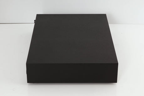 Left side view of a used Naim NAP250 Power Amplifier in a black finish