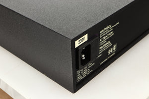 Rear left corner view of a used Naim NAP250 Power Amplifier