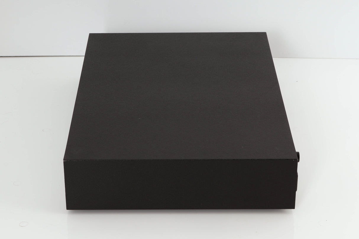 Right side view of a used Naim NAP250 Power Amplifier in a black finish