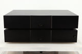 Front view of a used Naim NAP300DR Power Amplifier and Power Supply 