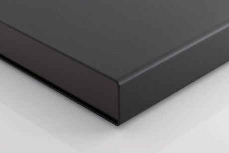 Front right corner of a used Naim NAP90 Power Amplifier in a Black finish