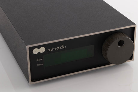 Close up view of a used Naim NAT 01 Tuner